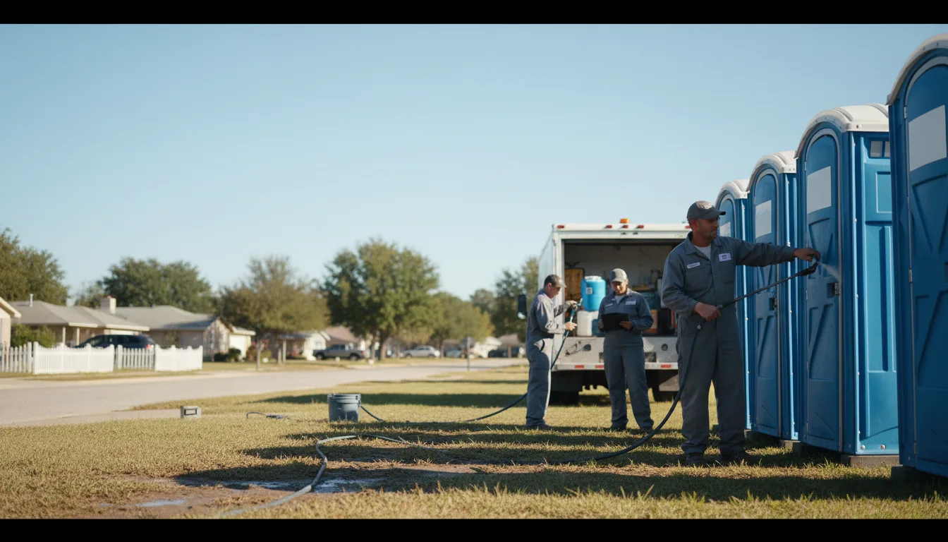 Long-Term Portable Toilet Rental in Call, TX near me